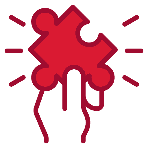 customised solution for logistic icon