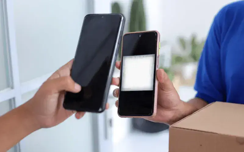 scanning phone for electronic proof