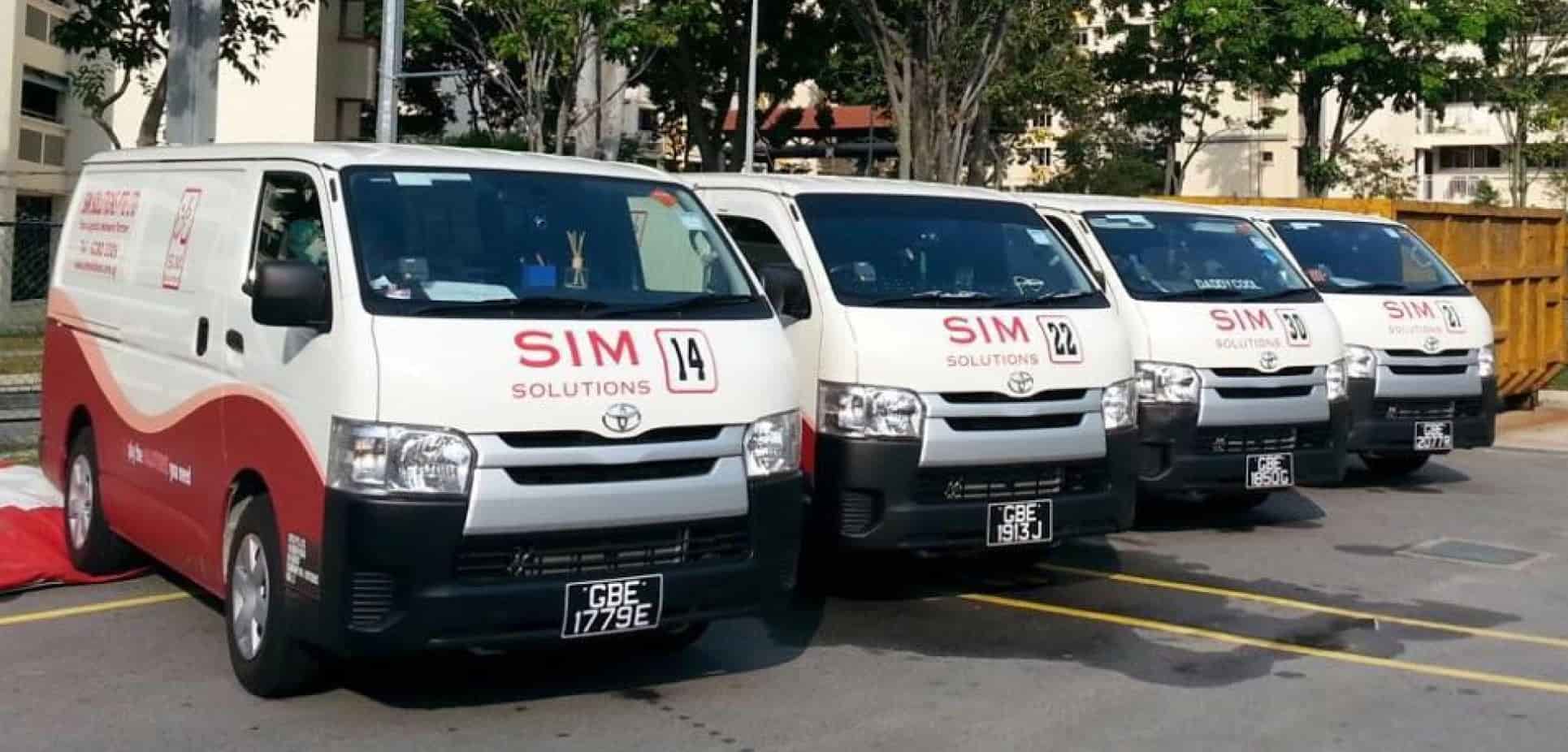 sim solutions logistics van