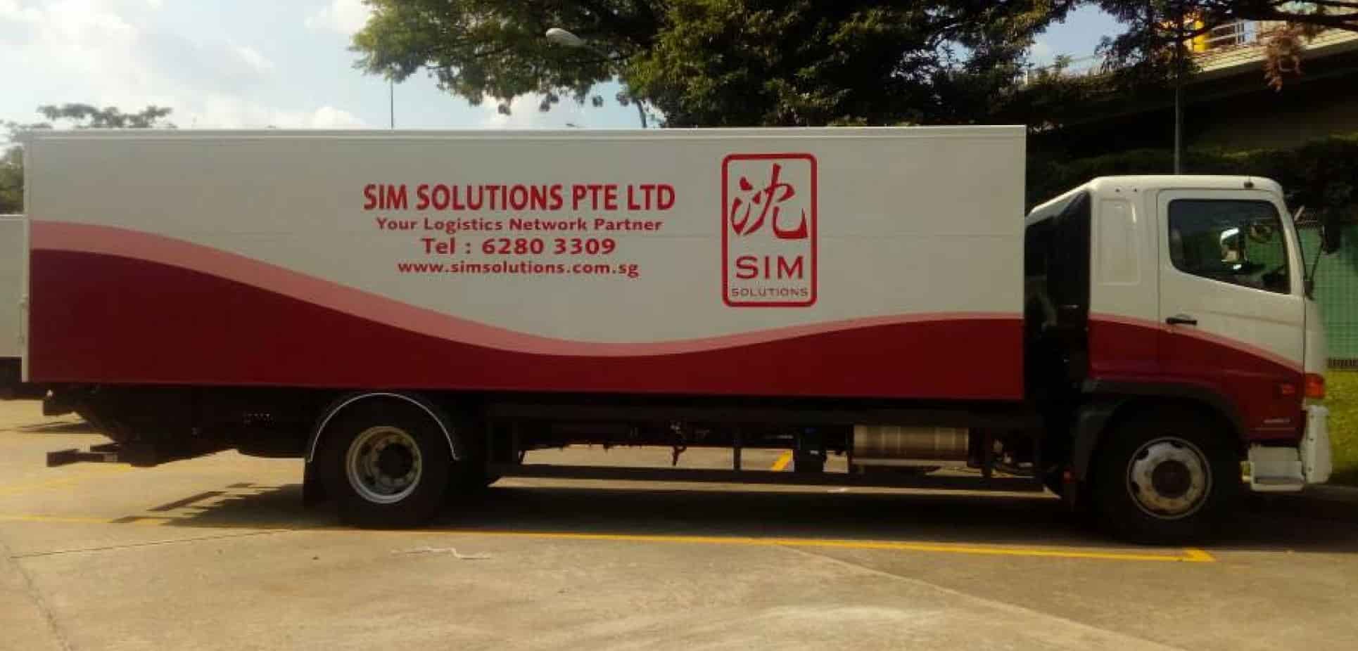 singapore logistics lorry